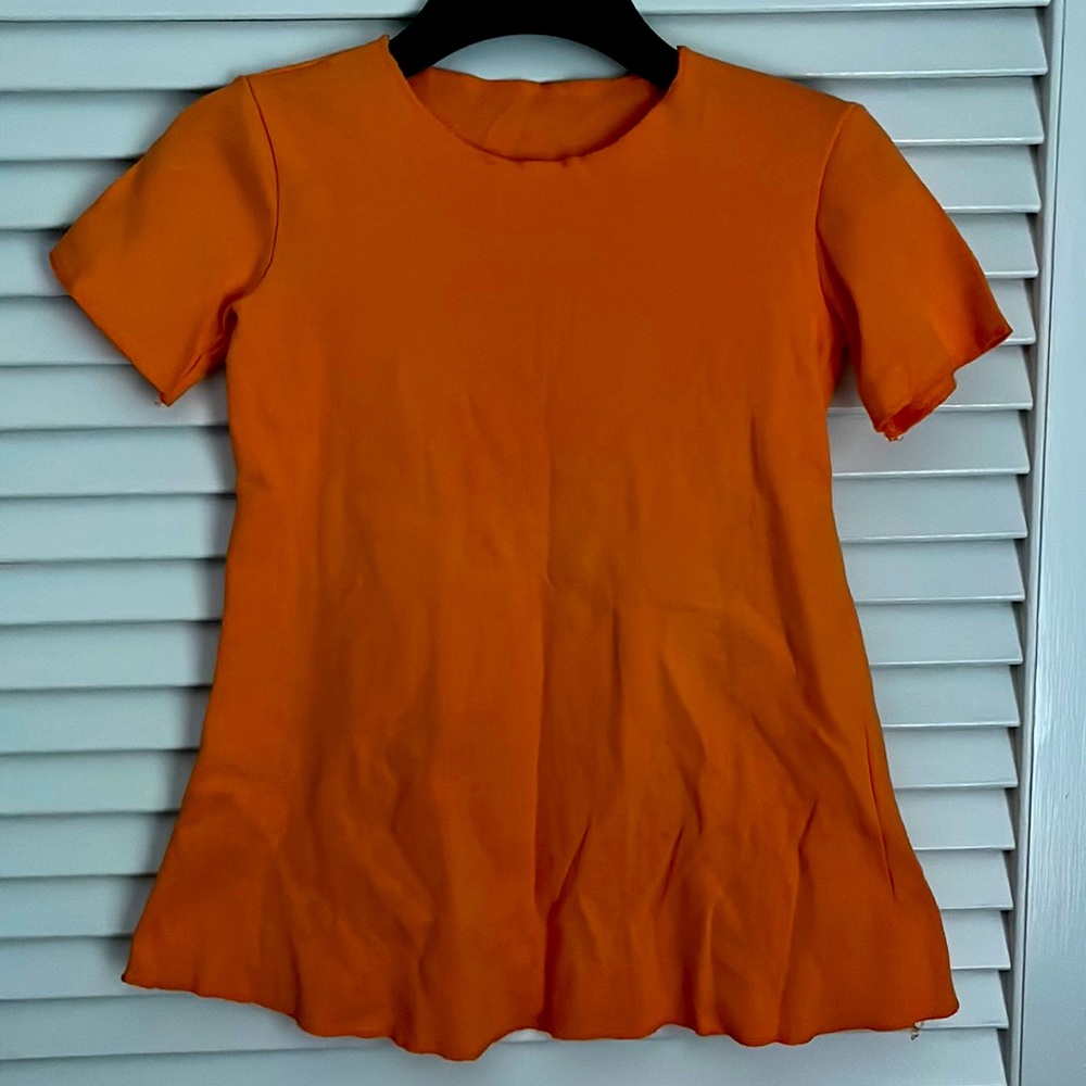 NEW TRUE VINTAGE 90's DEADSTOCK KIDS Seamless Flare Tee Shirt